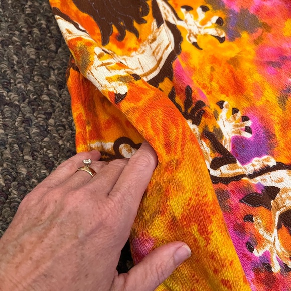 1960’s - 1970’s Vintage Caftan MuuMuu - Picture 10 of 14